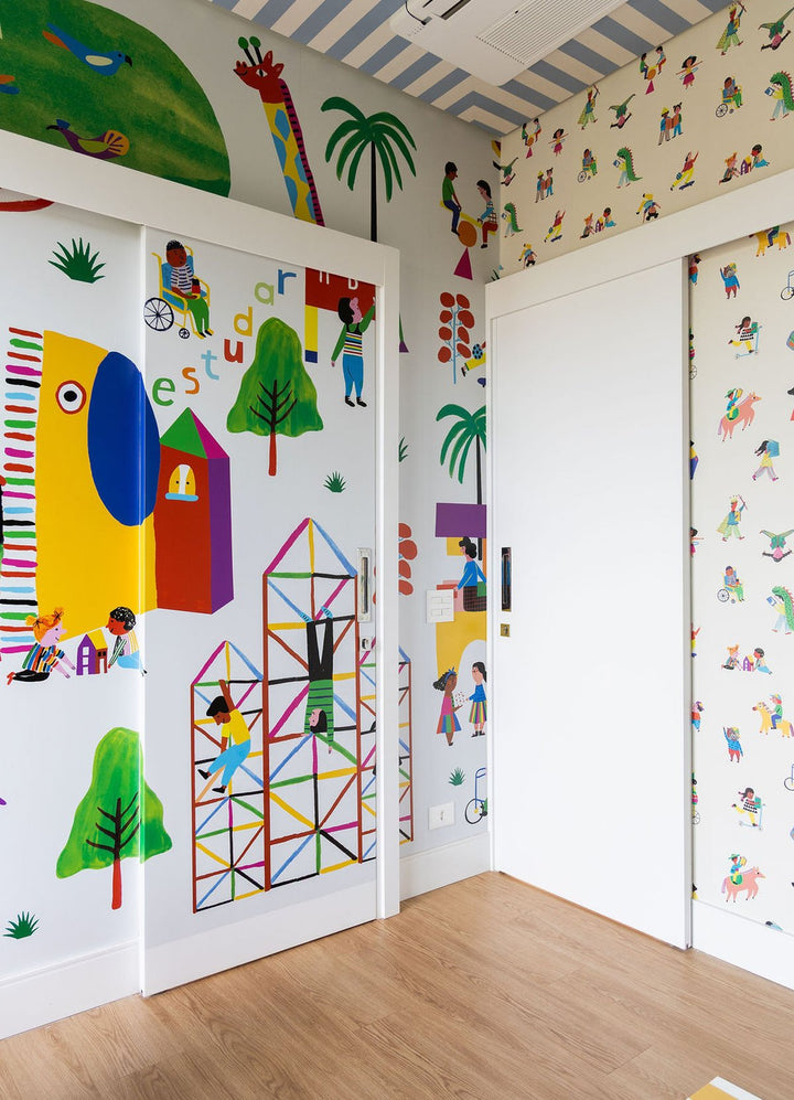 Papel de Parede Infantil - Direito de Brincar