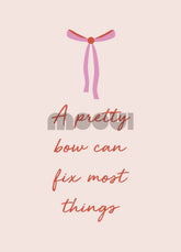 Pôster Infantil - Pretty Bow