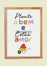 Pôster Infantil - Plante O Bem