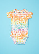 Body Manga Curta - Happy Flowers