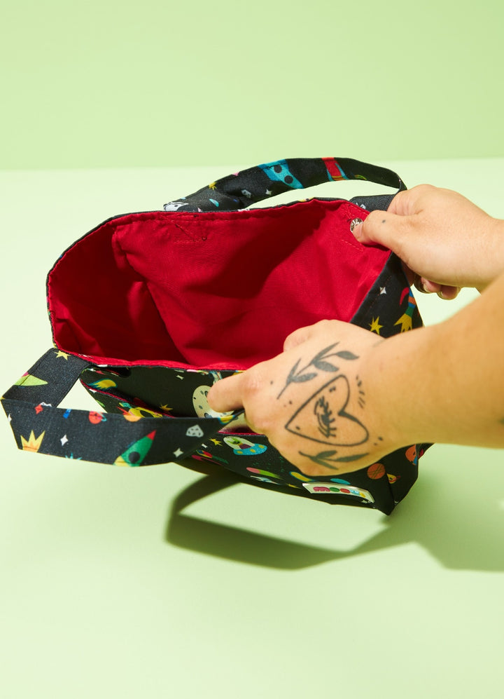 Bolsa de Praia Infantil - Corrida Espacial