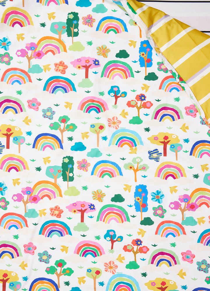 Capa de Edredom Infantil - Arco-íris do Bem