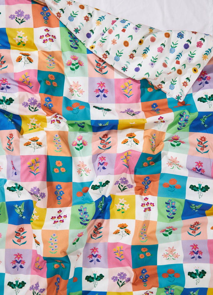 Capa de Edredom Infantil - Colher no Jardim