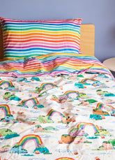 Capa de Edredom Infantil - Listrado Rainbow