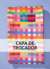 Capa para Trocador Americano - Xadrez Radiante