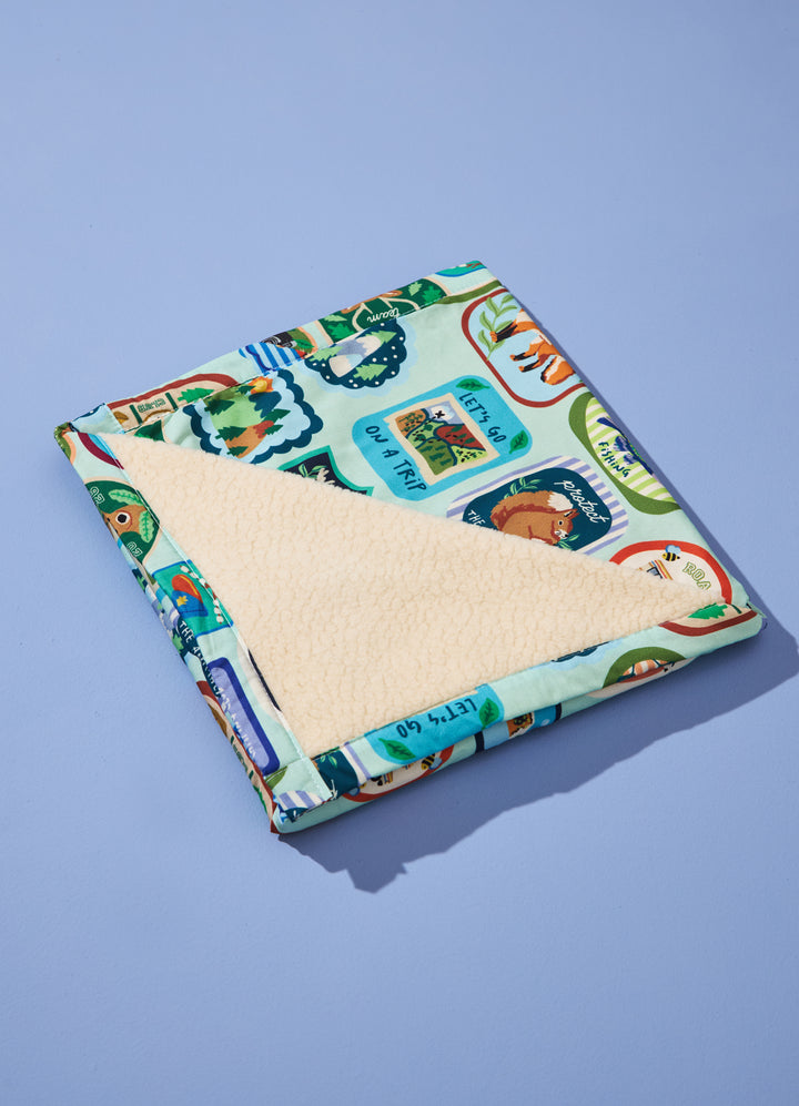 Cobertor Carneirinho Solteiro - Pescar e Acampar