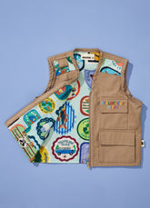 Colete Explorador Infantil - Pescar e Acampar