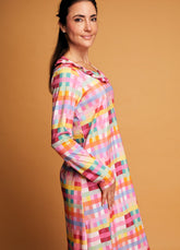 Camisola Manga Longa Adulto - Xadrez Radiante