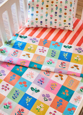Jogo de Cama Berço Trio - Caminho Floral