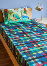 Jogo de Cama Infantil Duo - Pescar e Acampar