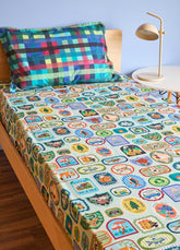 Jogo de Cama Infantil Duo - Xadrez Aventura