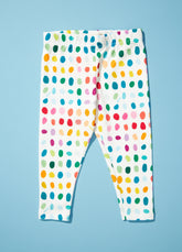 Calça Legging Bebê - Bolinhas Mágicas