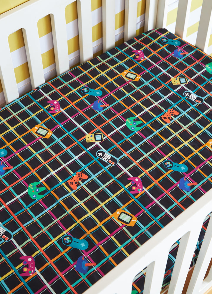 Lençol de Elástico Infantil - Videogame