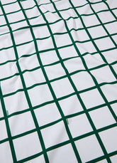 Lençol de Cima Infantil - Grid Ondinhas Verde