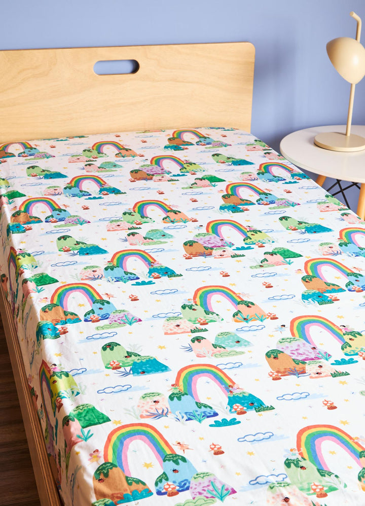 Lençol de Cima Infantil - Portal do Arco-íris