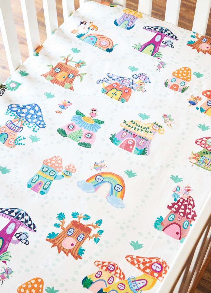 Lençol de Cima Infantil - Vila Das Fadas