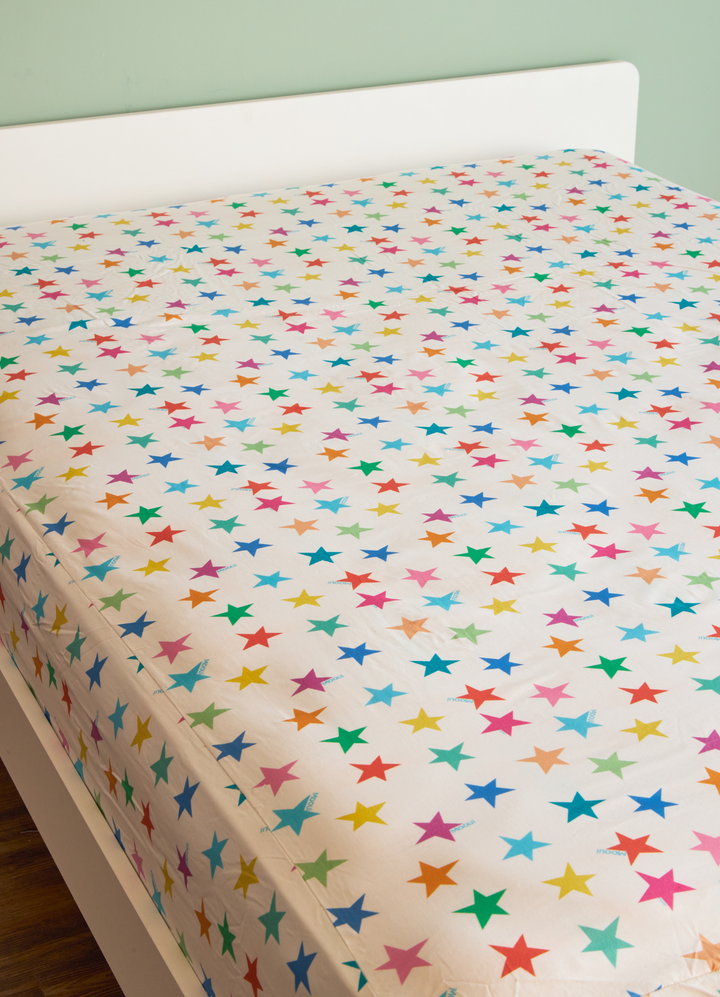 Lençol de Elástico Infantil - Estrelitas
