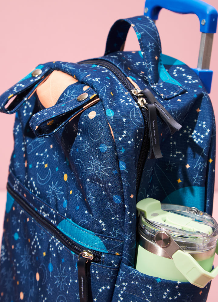 Mochila de Rodinha Infantil - Céu Estrelado