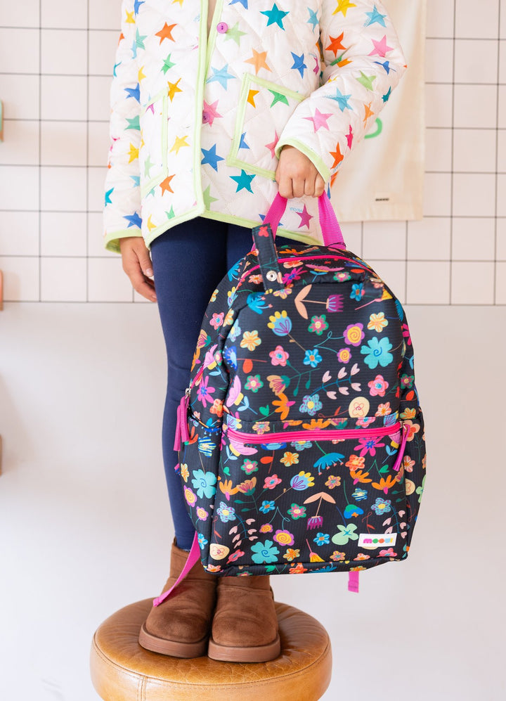 Mochila Grande - Anoitecer no Jardim