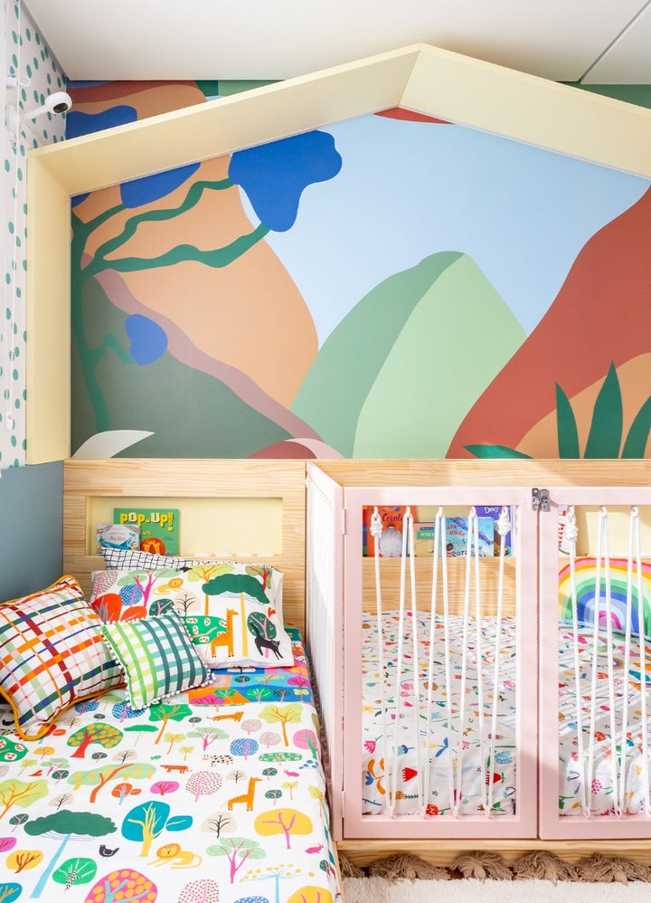 Papel de Parede Infantil Rancho - Painel