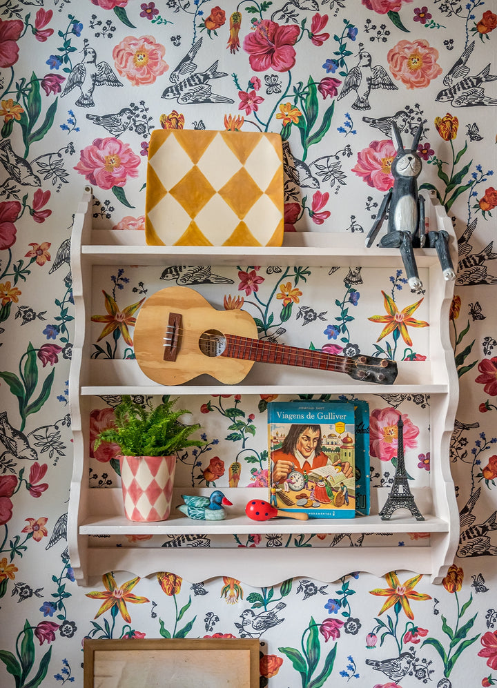 Papel de Parede Infantil - Floral Dia Nathalie Lété