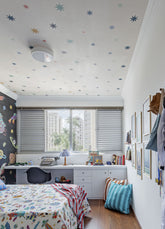 Papel de Parede Infantil - Universo de Estrelas Off
