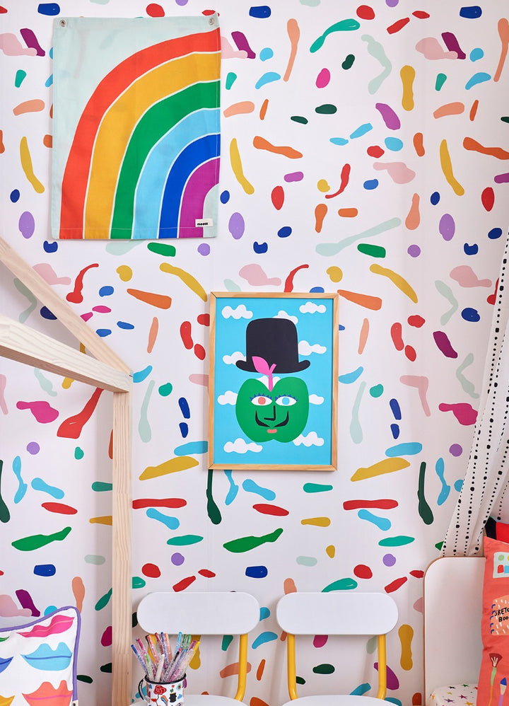 Papel de Parede Infantil - Pollock