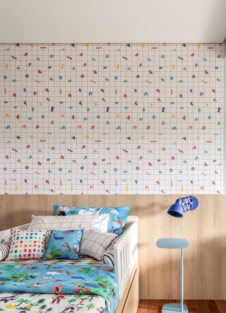 Papel de Parede Infantil - Pescaria