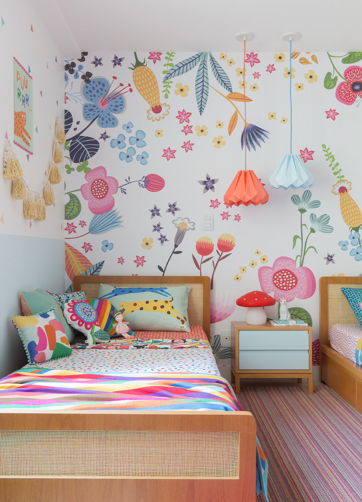 Papel de Parede Infantil Jardim Dia - Painel
