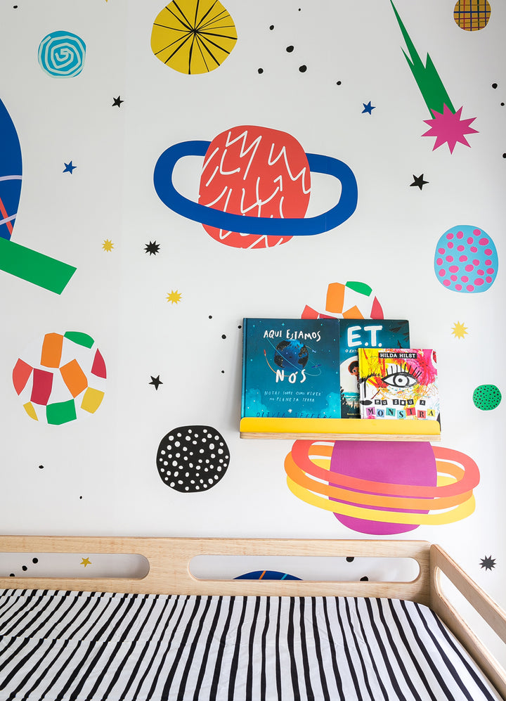 Papel de Parede Infantil Cosmos Off - Painel