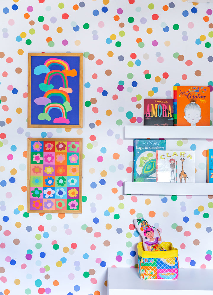 Papel de Parede Infantil - Confetti