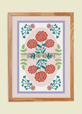 Pôster Infantil - Ornamento Floral