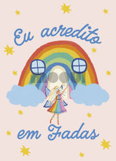 Pôster Infantil - Acredito Em Fadas