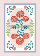 Pôster Infantil - Ornamento Floral