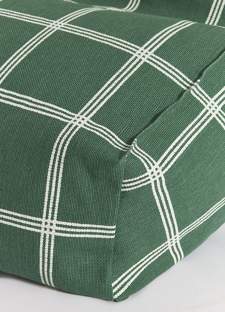 Pufe Nobodinoz Vibes Beanbag - Verde e Branco