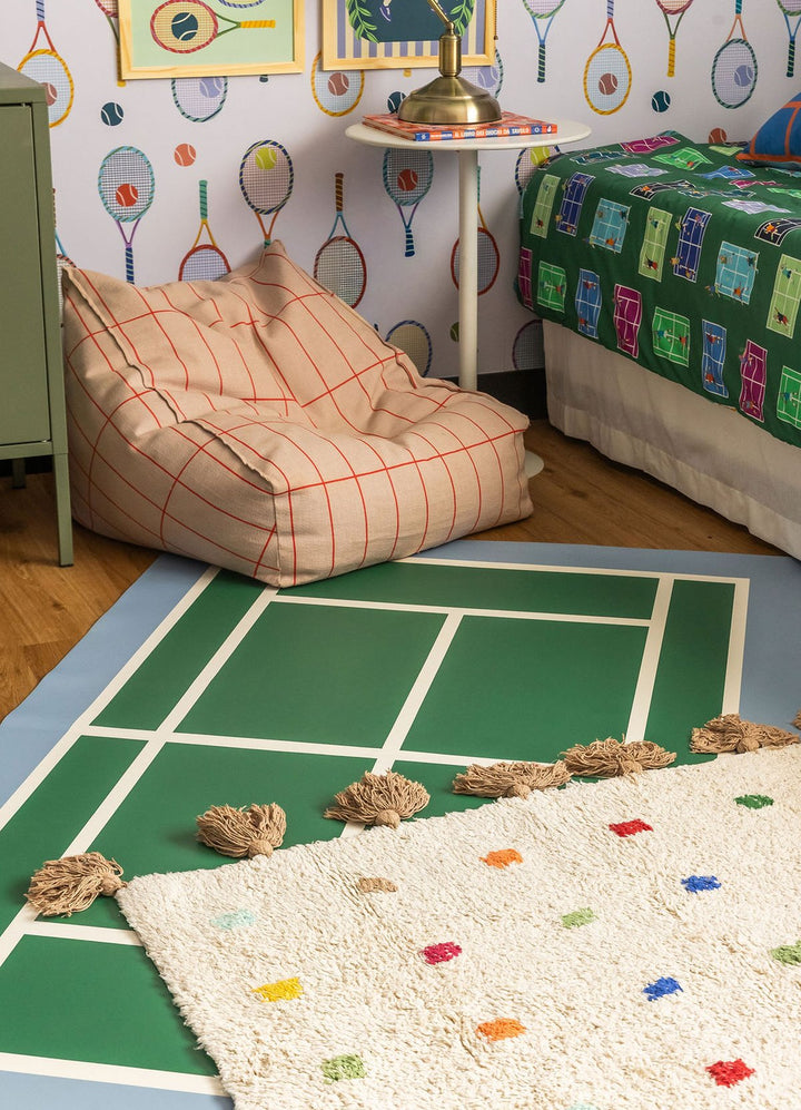 Tapete Playmat - Quadra De Tenis Verde