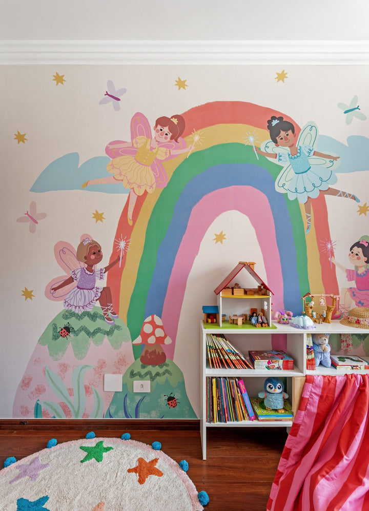 Papel de Parede Infantil Portal das Fadas - Painel