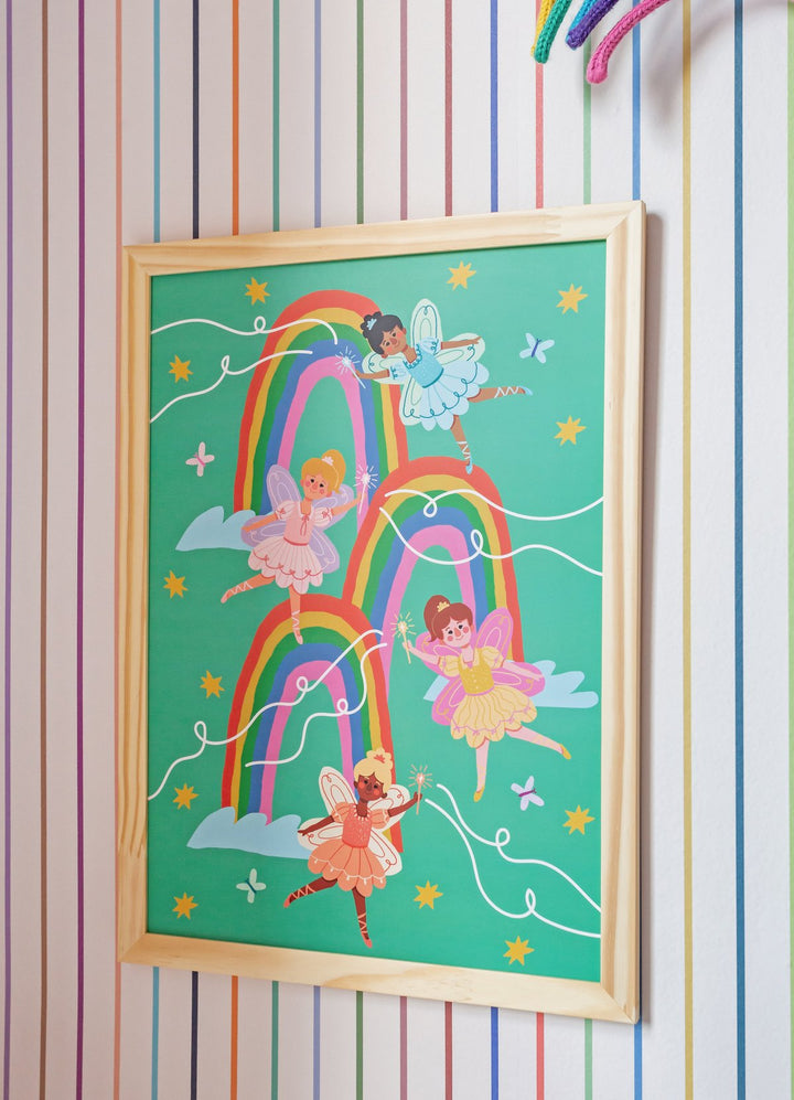 Pôster Infantil - Nascer do Arco-íris