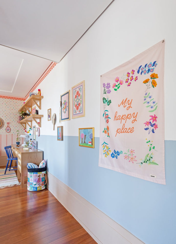 Tapestry Médio - Happy Place