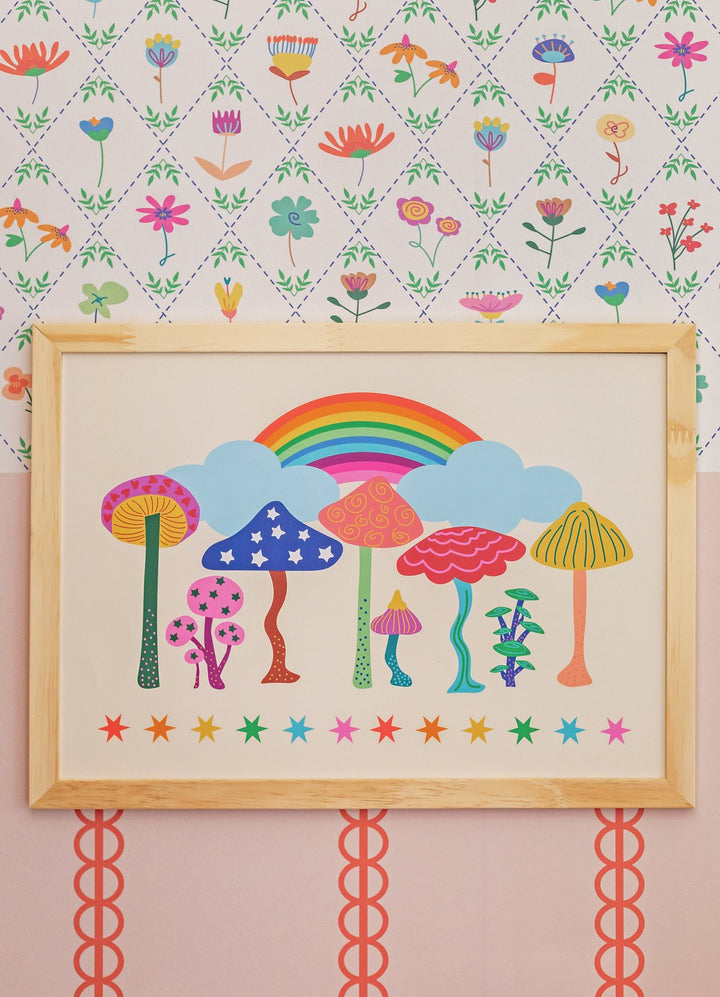Pôster Infantil - Vejo Um Arco-Íris