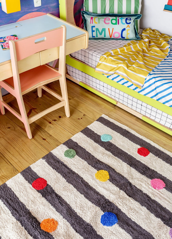 Tapete Lorena Canals + MOOUI - Listrado Pop 1,20 x 1,60m