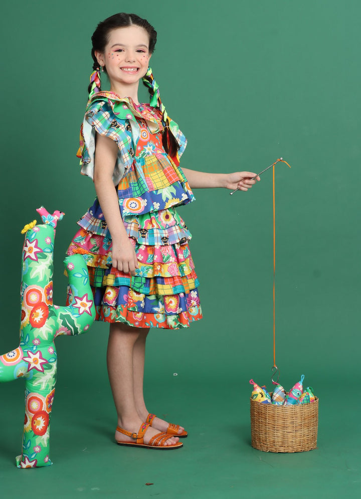 Saia Infantil de Festa Junina - Chitas