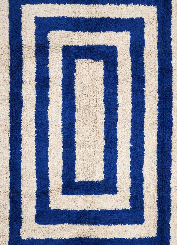 Tapete Lorena Canals + MOOUI - Eclipse Azul 1,10 x 1,50m
