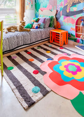 Tapete Lorena Canals + MOOUI - Listrado Pop 1,20 x 1,60m