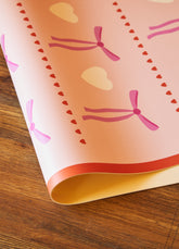 Tapete Playmat - Lacinhos e Corações