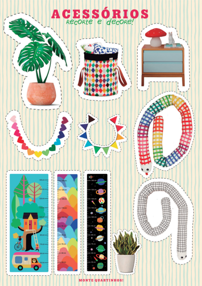 acessórios para quarto de brinquedo