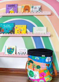 Papel de Parede Infantil Além do Arco-íris Suave - Painel