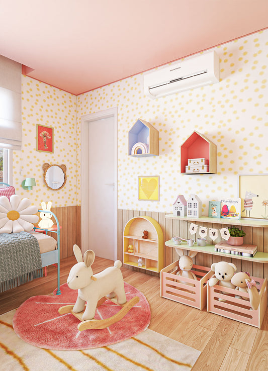 Papel de Parede Infantil - Confetti Amarelo