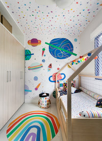 Papel de Parede Infantil Cosmos Off - Painel