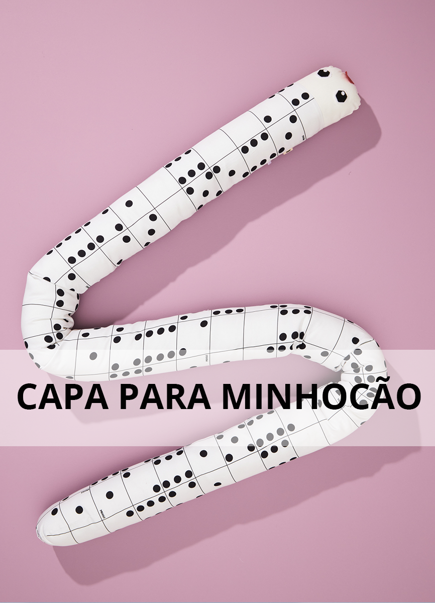 Capa para Protetor de Berço Minhocão - Dominó